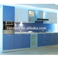 Open style partical board kitchen cabinet,kitchen cabinet pvc edge banding